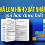 Mã Loại Hình Nhập Khẩu Kinh Doanh